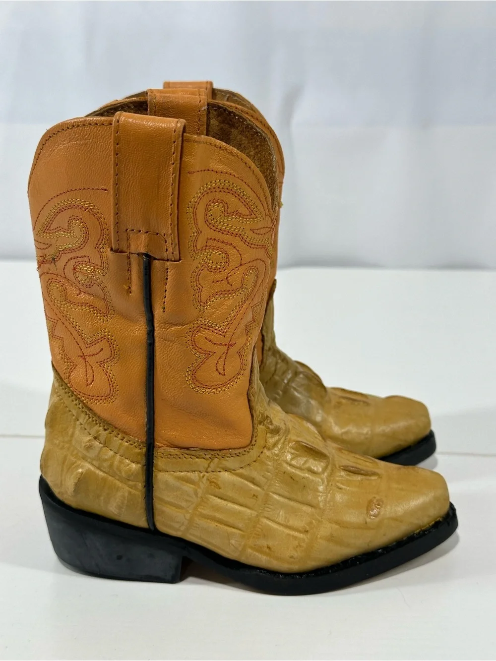 #223 Kids Pony Leather Cowboy Boots